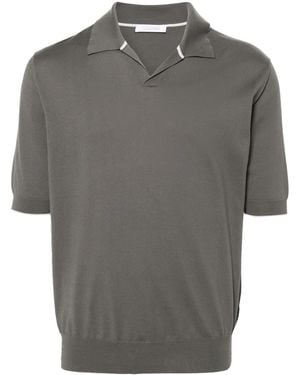 Cruciani Polo De Canalé Fino - Gris