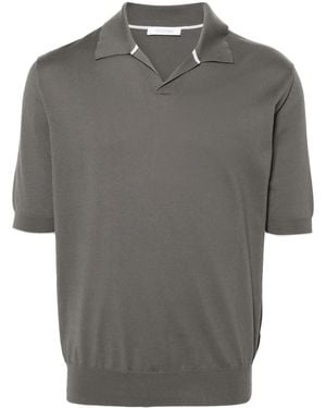 Cruciani Polo A Coste - Grigio