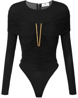 Elisabetta Franchi Bodysuit - Black
