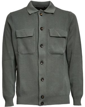 FILIPPO DE LAURENTIIS Cardigan À Boutonnière - Grey