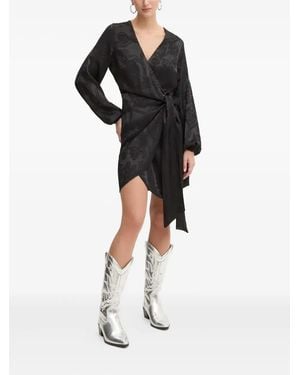 Never Fully Dressed Vienna Paisley-Print Dress - Black
