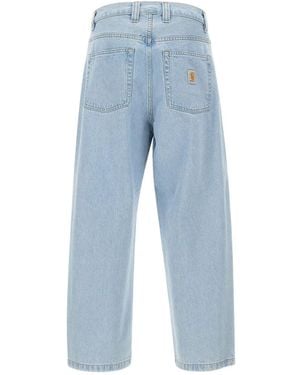 Carhartt Logo-Label Five-Pocket Jeans - Blue