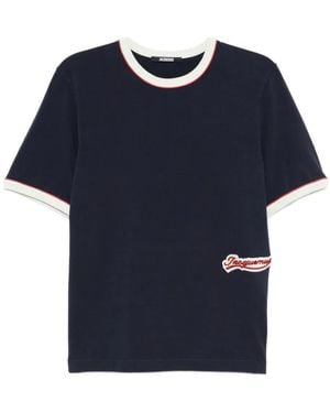 Jacquemus ロゴ Tシャツ - ブルー