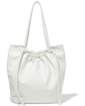 Proenza Schouler Borsa Tote Con Coulisse - Bianco