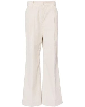 N.Peal Cashmere Florence Cord Pants - Natural