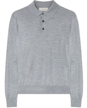 RETORI Knit Polo Shirt - Grey