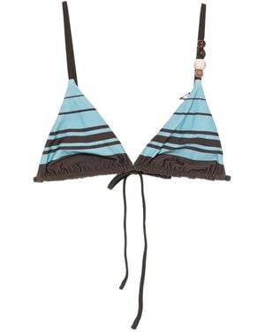 SIR. Top de playa a rayas - Azul