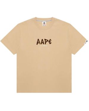 Aape By A Bathing Ape AAPE Universe cotton T-shirt - Natur