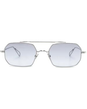 Ahlem Clovis Octagonal-Frame Sunglasses - White