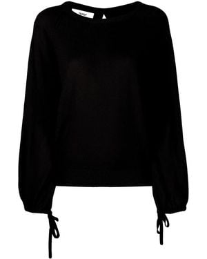 Pringle of Scotland Round Neck Cashmere Sweater - Black