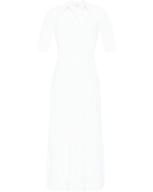 Adam Lippes Fenwick Midi Dress - White