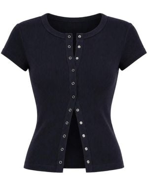 Citizens of Humanity Tabi Ribbed-Knit Cardigan - Black