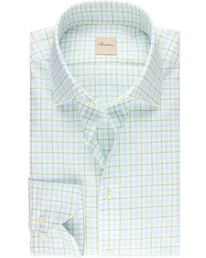 Stenströms Checked Oxford Shirt - Blue