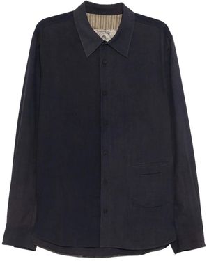 Ziggy Chen Wool Shirt - Blue