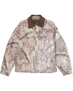 Represent Realtree Camo-Print Jacket - Grey
