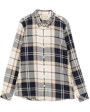 Barbour Bredon Tartan Shirt - White