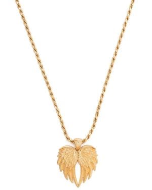 Emanuele Bicocchi Wings Pendant Necklace - Metallic