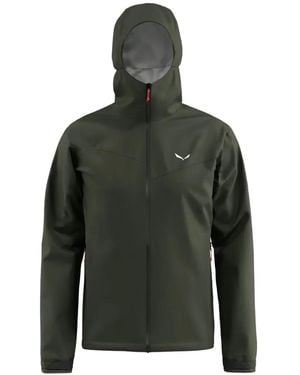 Salewa フーデッド ジャケット - グリーン