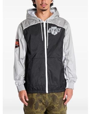 Mitchell & Ness Nhl Los Angeles Kings Team Logo Windbreaker - Grey