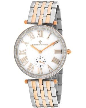 Christian Van Sant Hush 36Mm Watch - Metallic