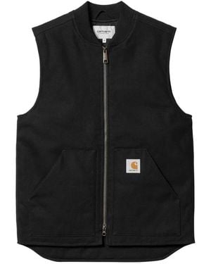 Carhartt Cotton Zip-Up Gilet - Black
