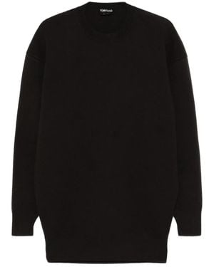 Tom Ford Round-Neck Mini Dress - Black