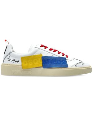 DSquared² Baskets Colour Block À Lacets - Blue