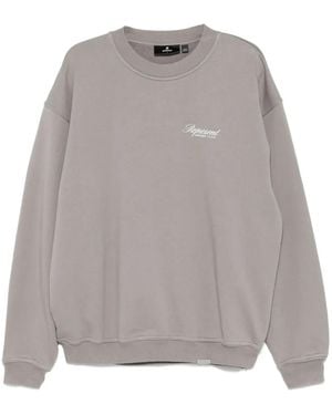 Represent Sweatshirt mit Logo-Print - Grau