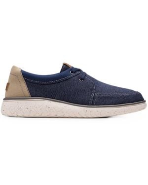 Clarks Relax Lite Lace Trainers - Blue
