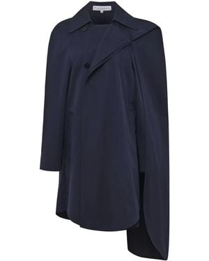 JW Anderson Asymmetrisches Cape - Blau