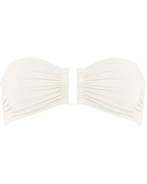 Eres Top De Bikini Show Fruncido - Blanco