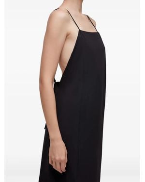 Osklen Open-Back Balloon Midi Dress - Black
