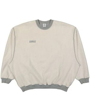 Vetements Logo-Print Sweatshirt - Natural