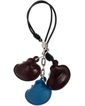 Loewe X Cosima Von Bonin Leather Bag Charm - Blue