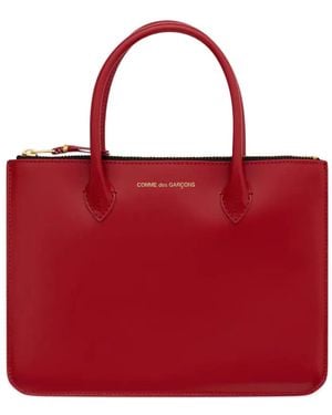 Comme des Garçons Leather Wallet - Red