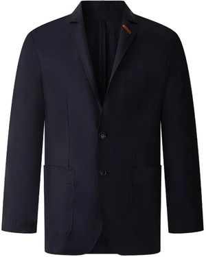 Shanghai Tang Blazer Due Bottoni Con Tasche - Blu