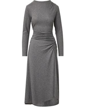 Veronica Beard Vestido midi Theodora - Gris
