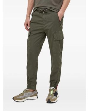 Alpha Industries Ripstop-Texture Cargo Trousers - Green