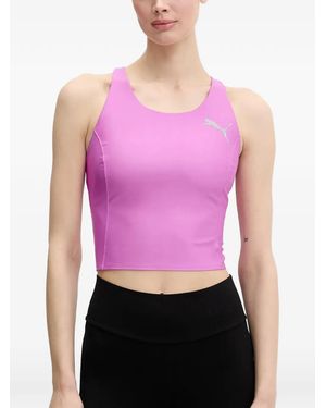 PUMA Raceday Ultraform Logo-Print Tank Top - Purple