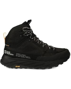 Jack Wolfskin Terraquest Texapore Perforated Ankle Trainers - Black