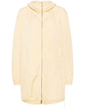 Fabiana Filippi Hooded Parka Coat - Natural