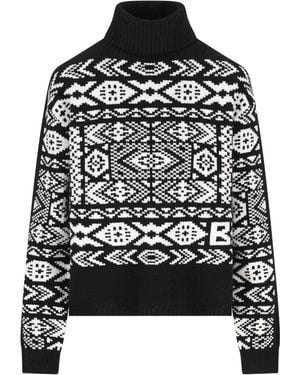 Bogner Jersey Nadin con cuello vuelto - Negro