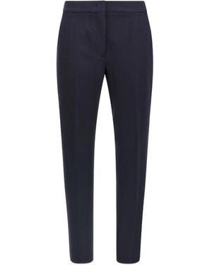 Max Mara Geplooide Broek - Blauw