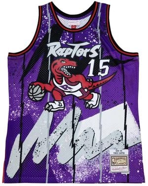 Mitchell & Ness "Nba Raptors 1998 Vince Carter" Hyper Hoops Swingman Jersey Vest Top - Blue