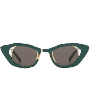 MASAHIROMARUYAMA Occhiali Da Sole Cat-Eye - Verde