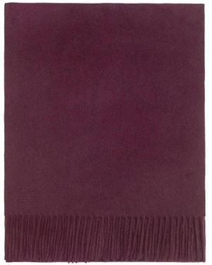 Bompard Origines Fringed Scarf - Purple