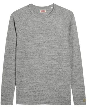 Stretch Fraise Camiseta De Manga Larga - Gris