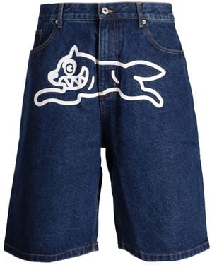 ICECREAM Running Dog Shorts - Blue
