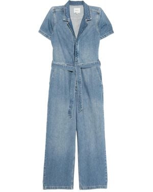 Reformation Graham Denim Jumpsuit - Blue