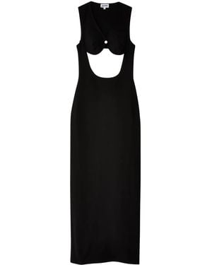 Jean Paul Gaultier Madonna Jersey Maxi Dress - Black